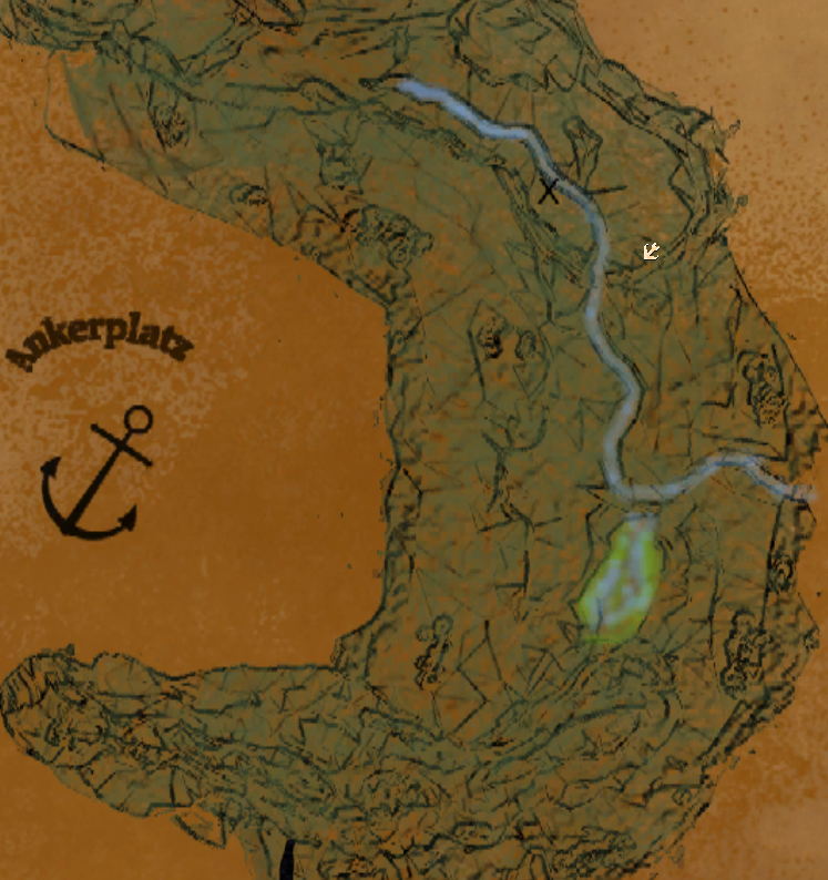 Mapa do zadania Tajemnicza wyspa